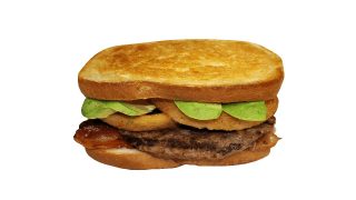 Sourdough Bacon Avocado Cheeseburger